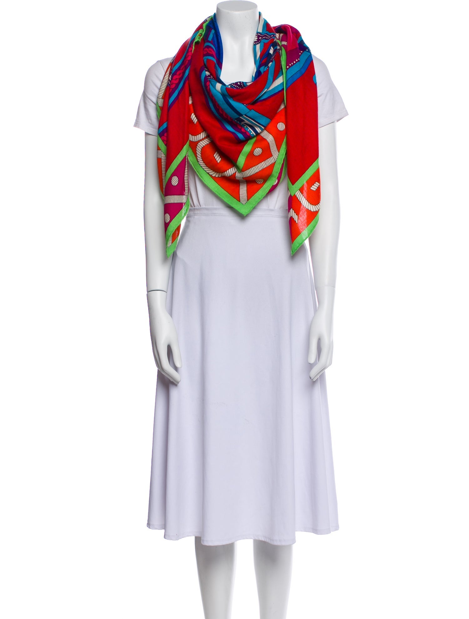 Hermès Balade en Berline Cashmere Shawl